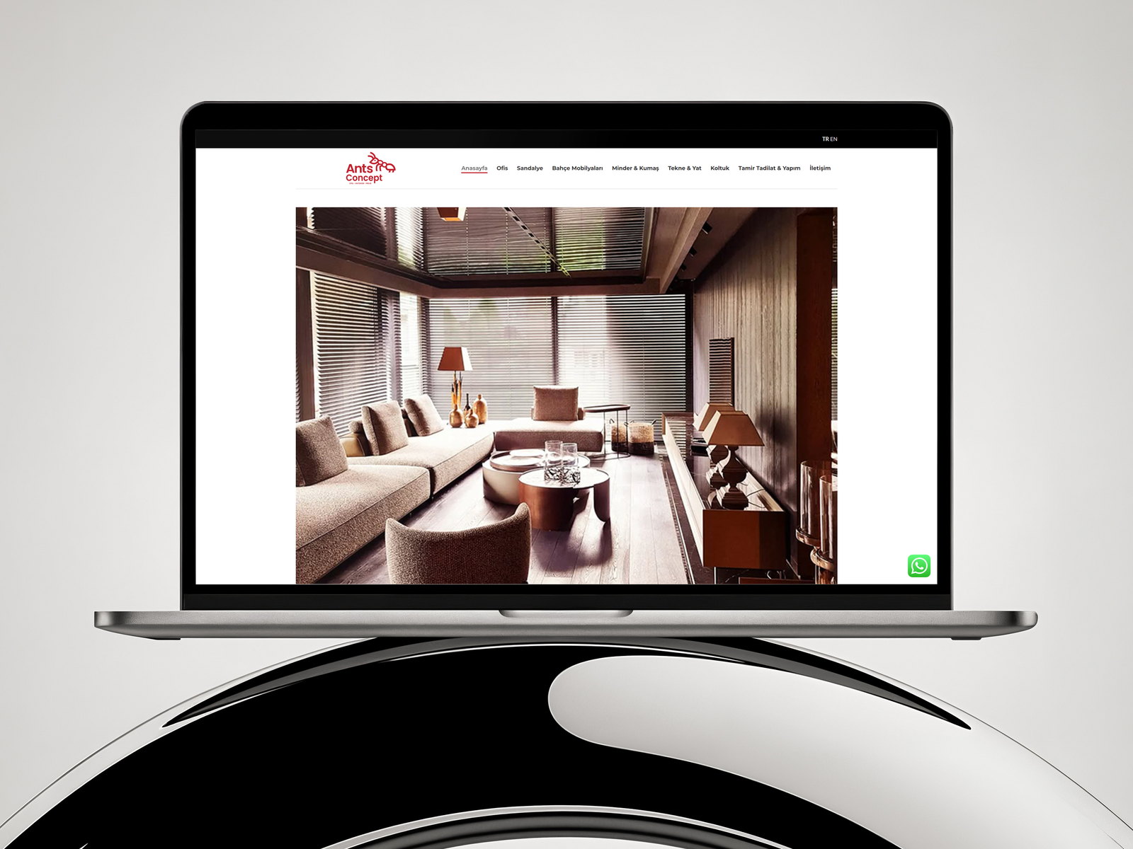 Ants Concept web sitesi ekran görüntüsü