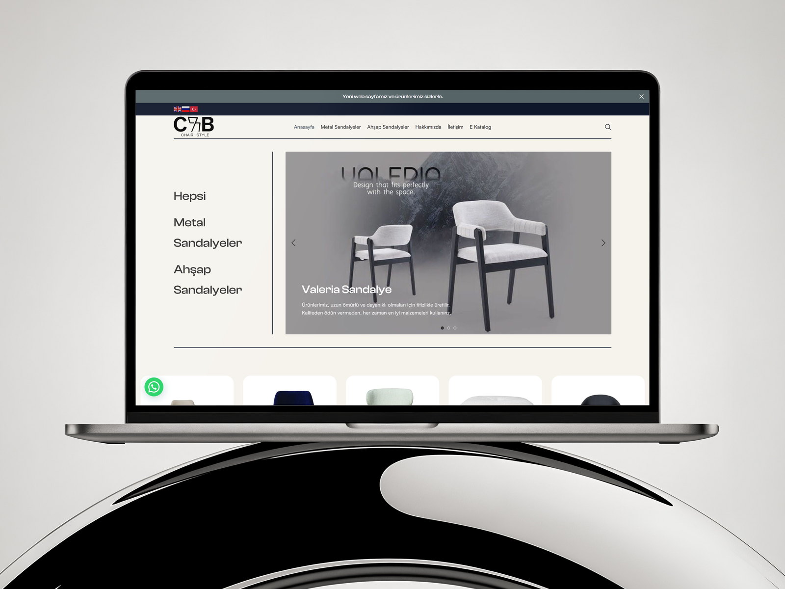 CB Chair Style web sitesi ekran görüntüsü