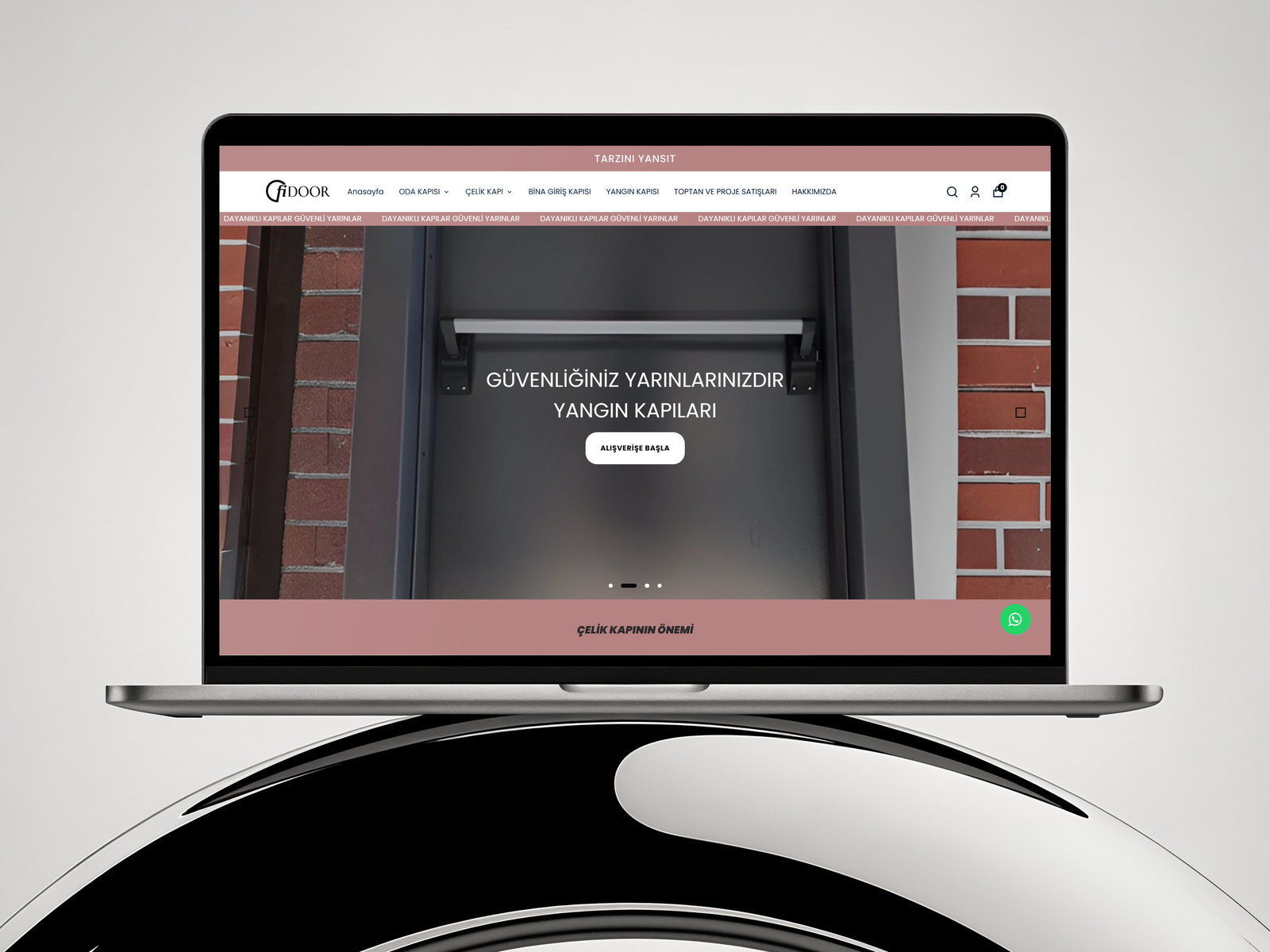 Fi Door web sitesi ekran görüntüsü