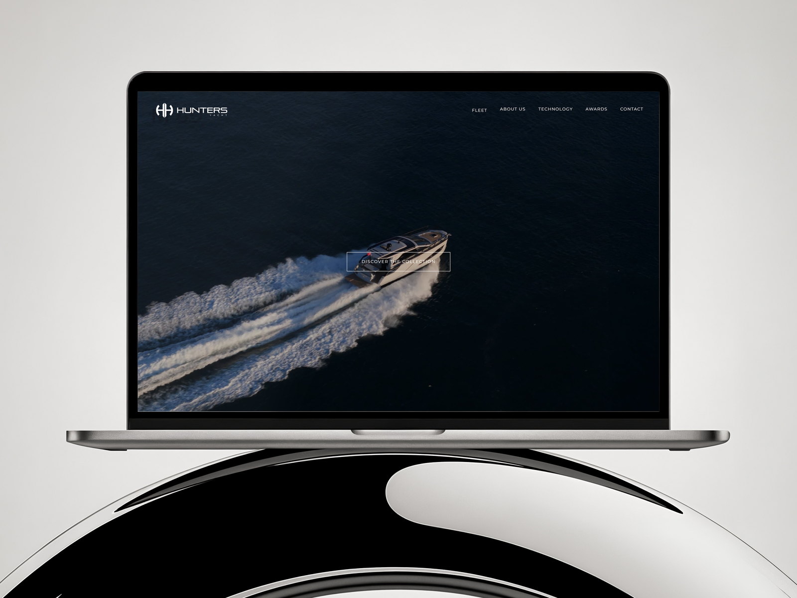 Hunters Yacht web sitesi ekran görüntüsü