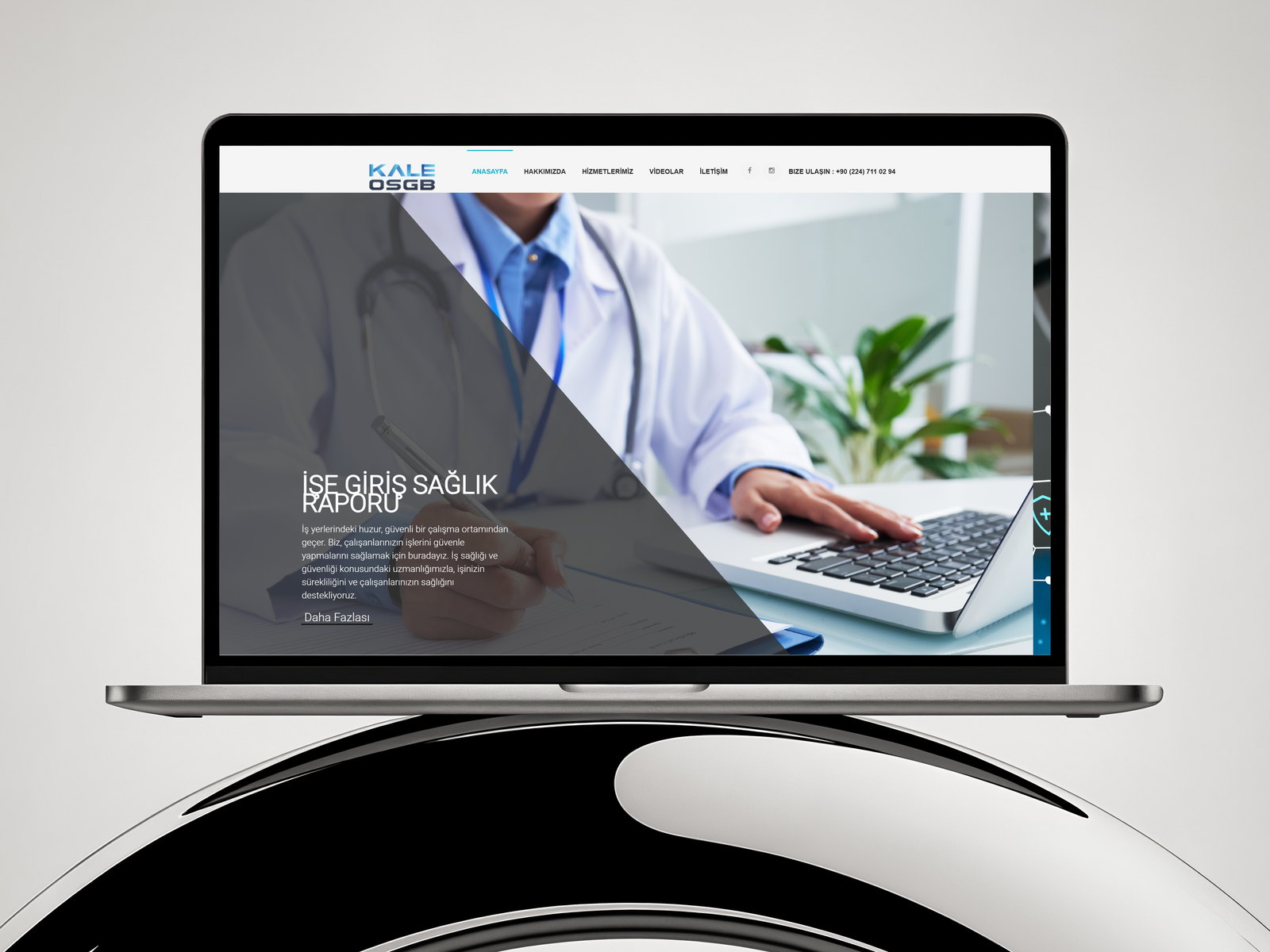 İnegöl Kale OSGB web sitesi ekran görüntüsü