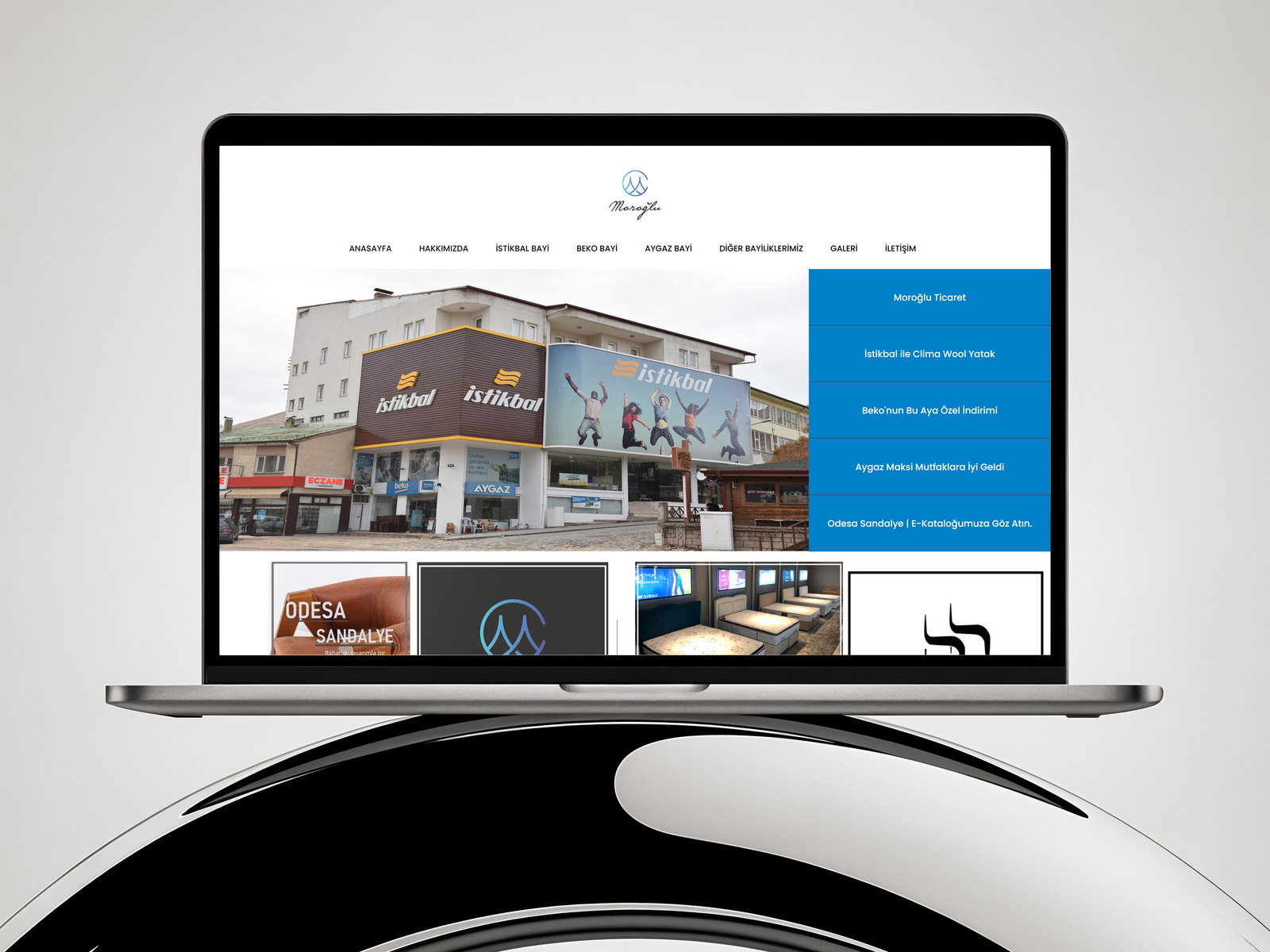 Moroğlu web sitesi ekran görüntüsü