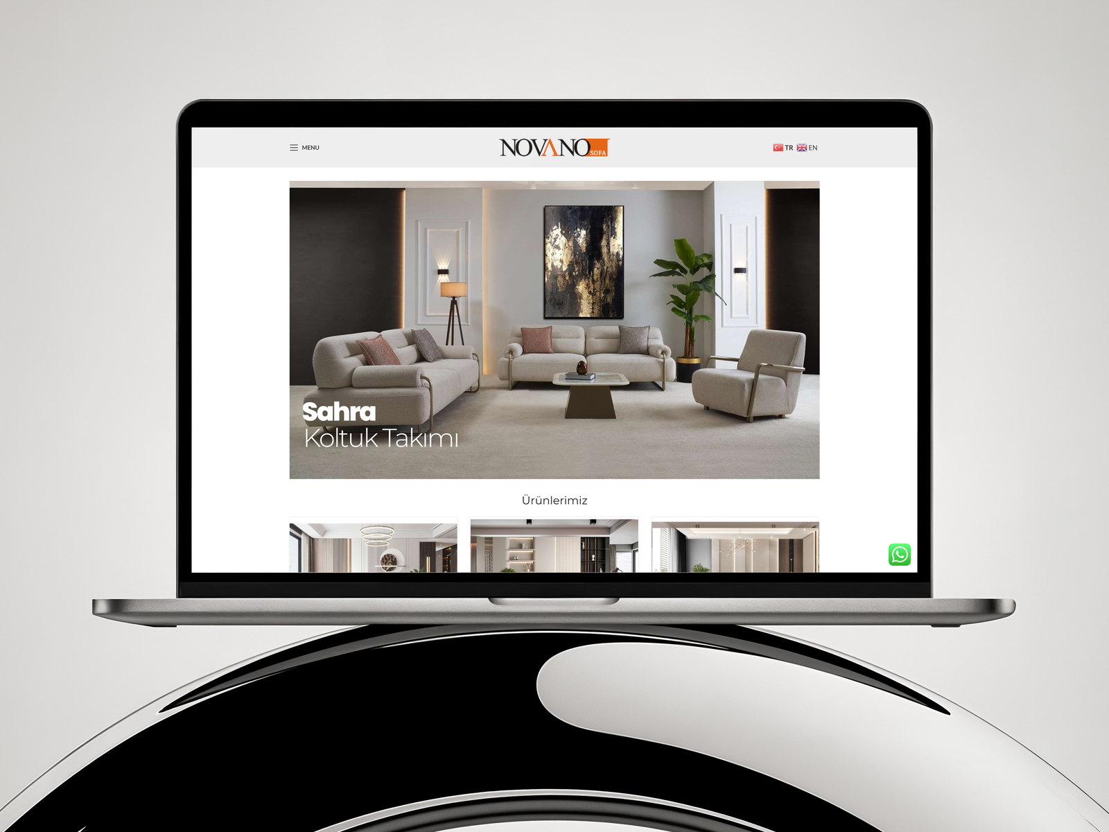 Novano Sofa web sitesi ekran görüntüsü