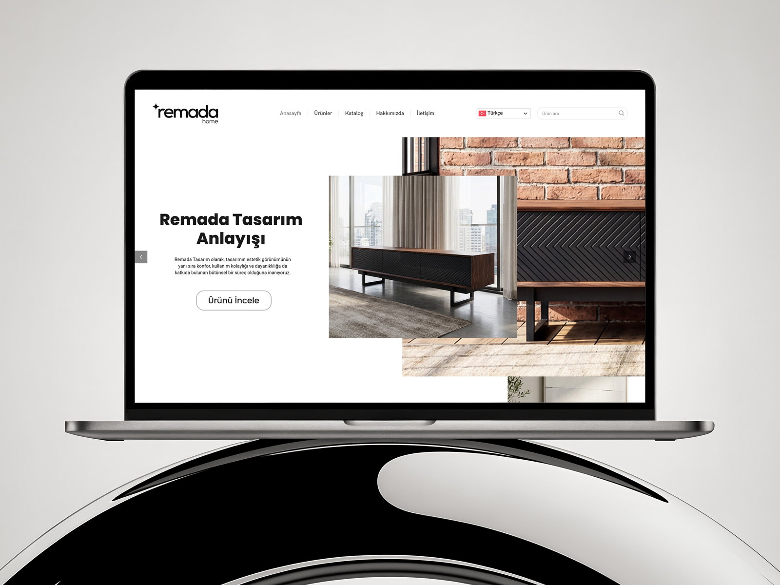 Remada Home web sitesi ekran görüntüsü