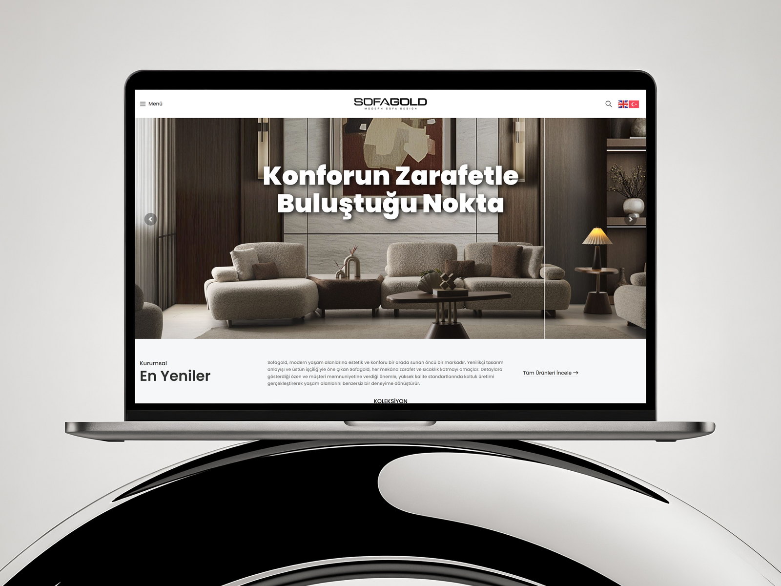 Sofa Gold web sitesi ekran görüntüsü